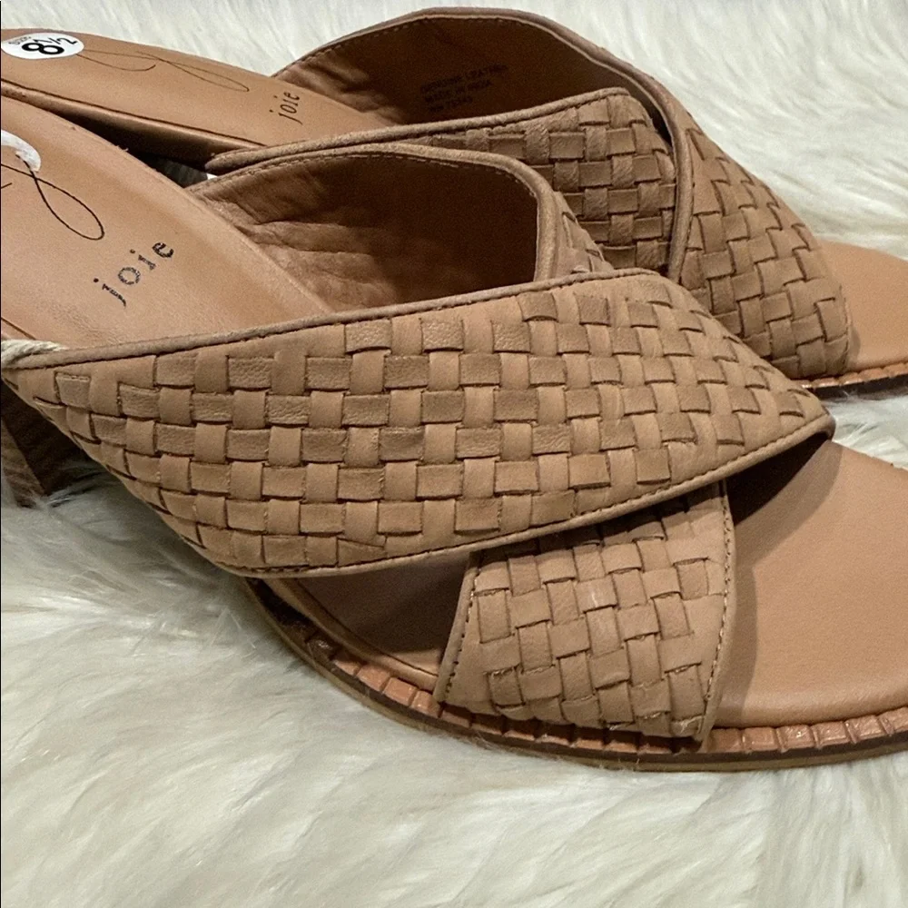 JOIE Woven Slide Sandals